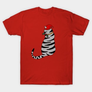 Christmas cat design T-Shirt